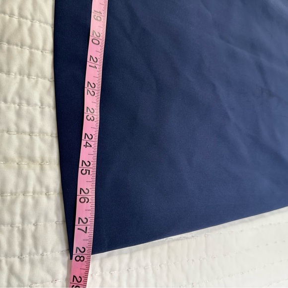 Draper James  Navy Long Sleeve Lindsay Shift Mini Dress - Picture 11 of 16